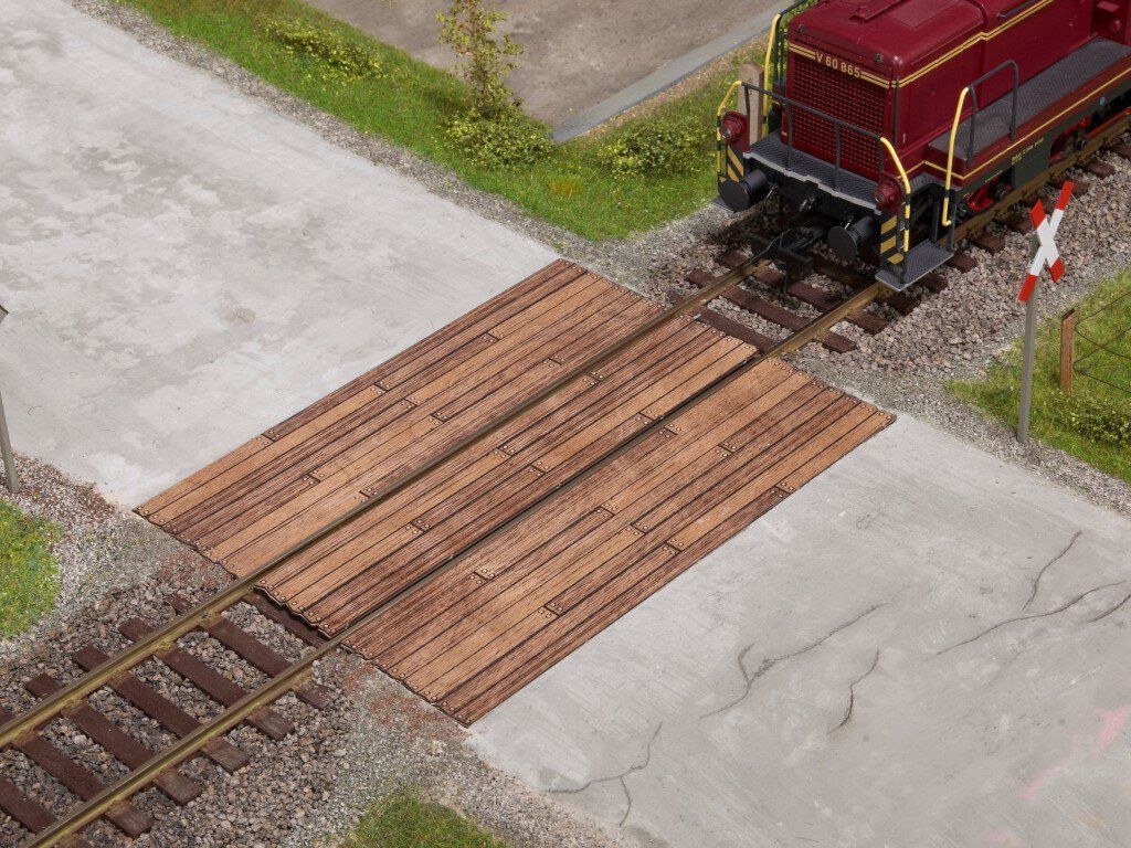 NOCH 67105 - Bahnübergang Holzbohlen