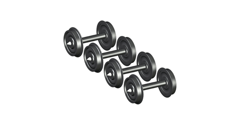 ESU 41200 - Scheibenradsatz AC für Spitzenlagerung