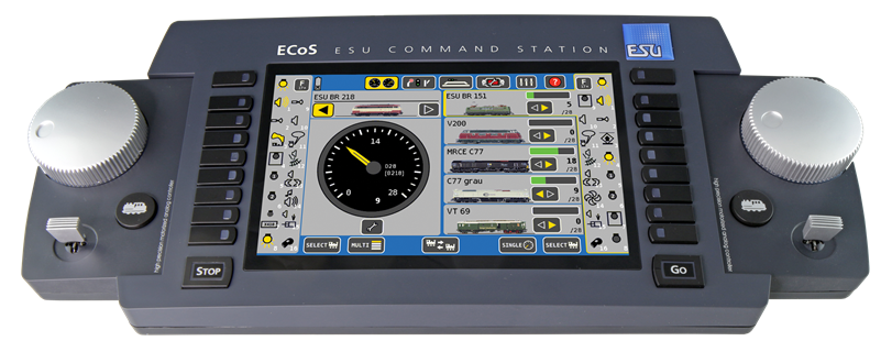ESU 50220 - ECoS 2.5 Zentrale, 6A, 7" TFT Display,