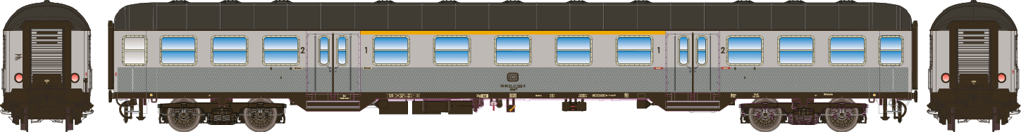 Spur 01 Modellbahnen 54144 - Silberling Epoche IV