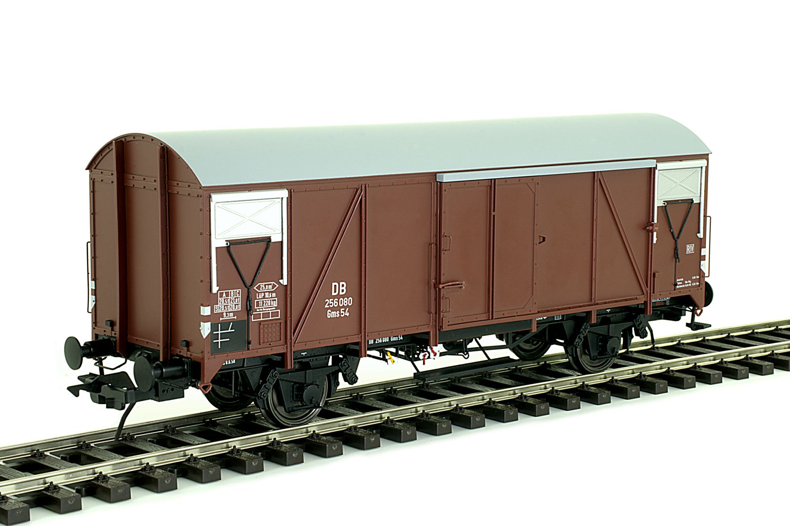 Lenz 42234-05 - Gedeckter Güterwagen Gms 54, DB, E