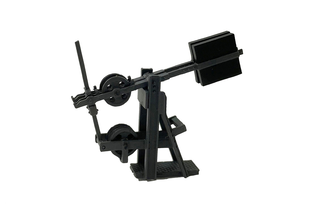 Lenz 55080 - Weichenspannwerk, Messing Fertigmodel