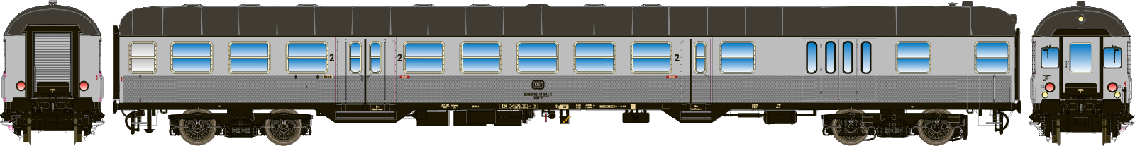 Spur 01 Modellbahnen 54146 - Silberling Steuerwage