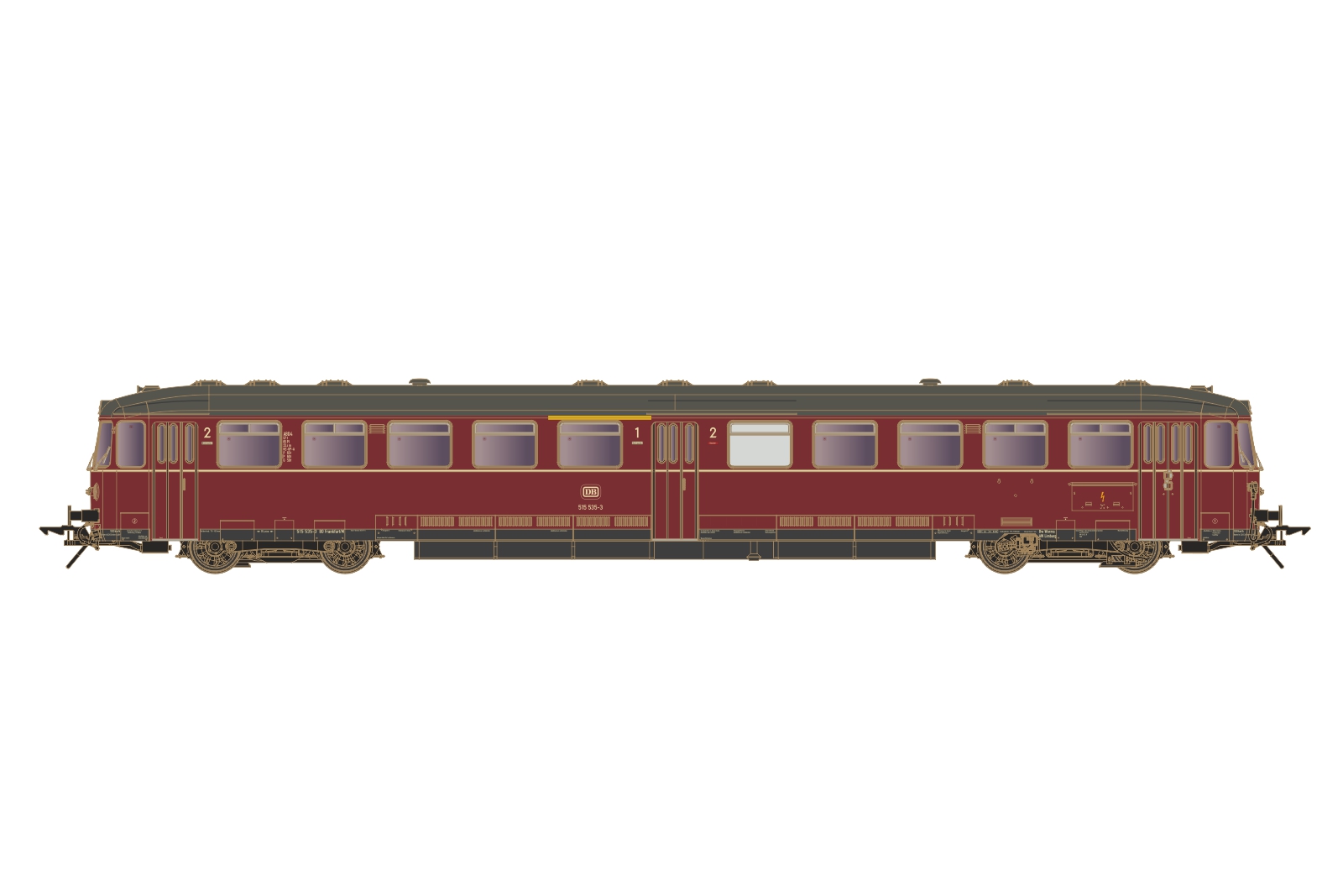 Lenz 40415-02 - Akku-Triebwagen BR 515, DB, Epoche