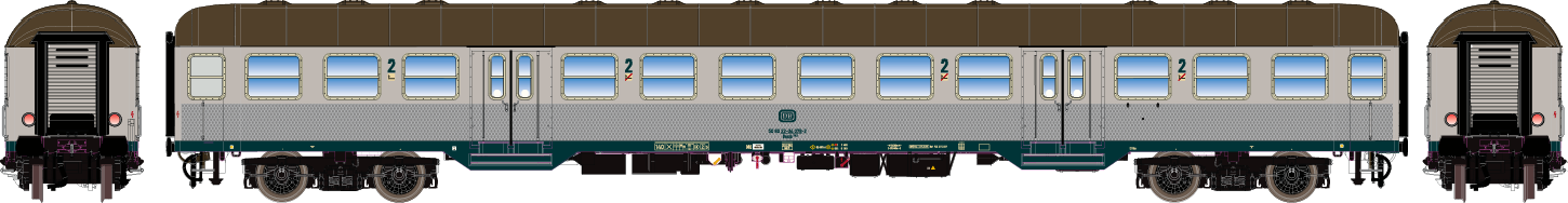 Spur 01 Modellbahnen 54152 - Silberling Epoche IV