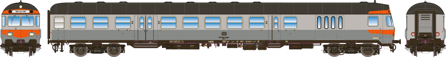 Spur 01 Modellbahnen 54145 - Silberling Steuerwage