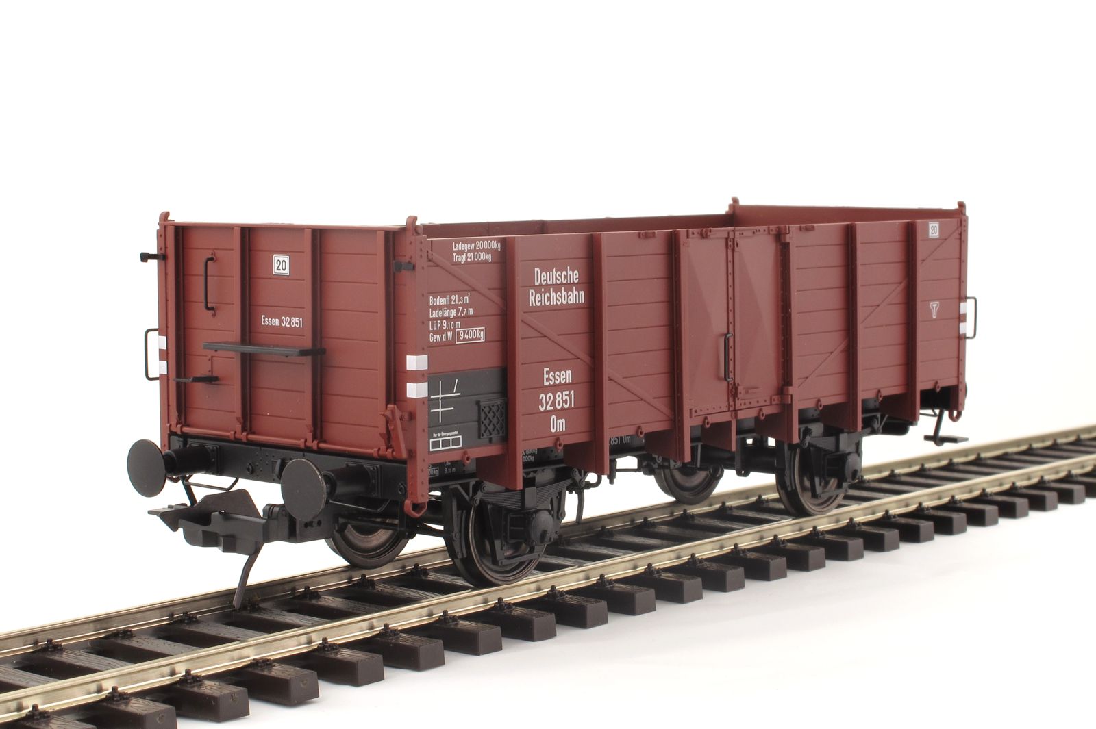 Lenz 42110-17 - Hochbordwagen Om12, DRG, Epoche 2,