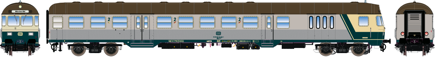Spur 01 Modellbahnen 54156 - Silberling Steuerwage