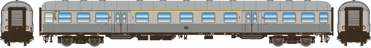 Spur 01 Modellbahnen 54134 - Silberling Epoche III