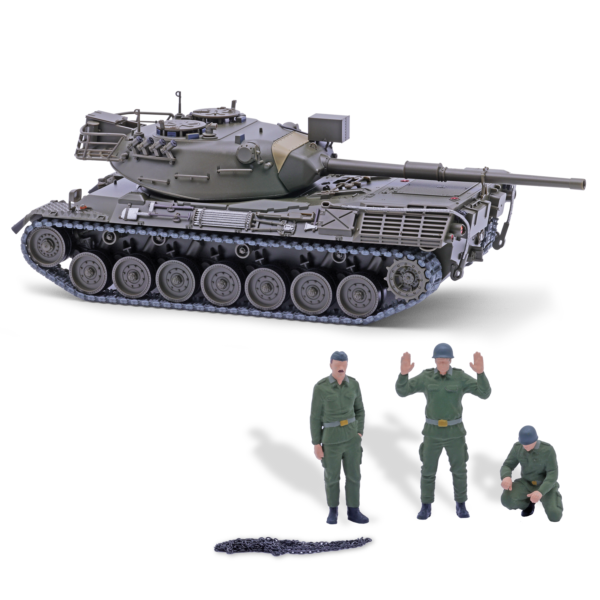 Busch 10711 - Ladegut Leopard mit drei Soldaten