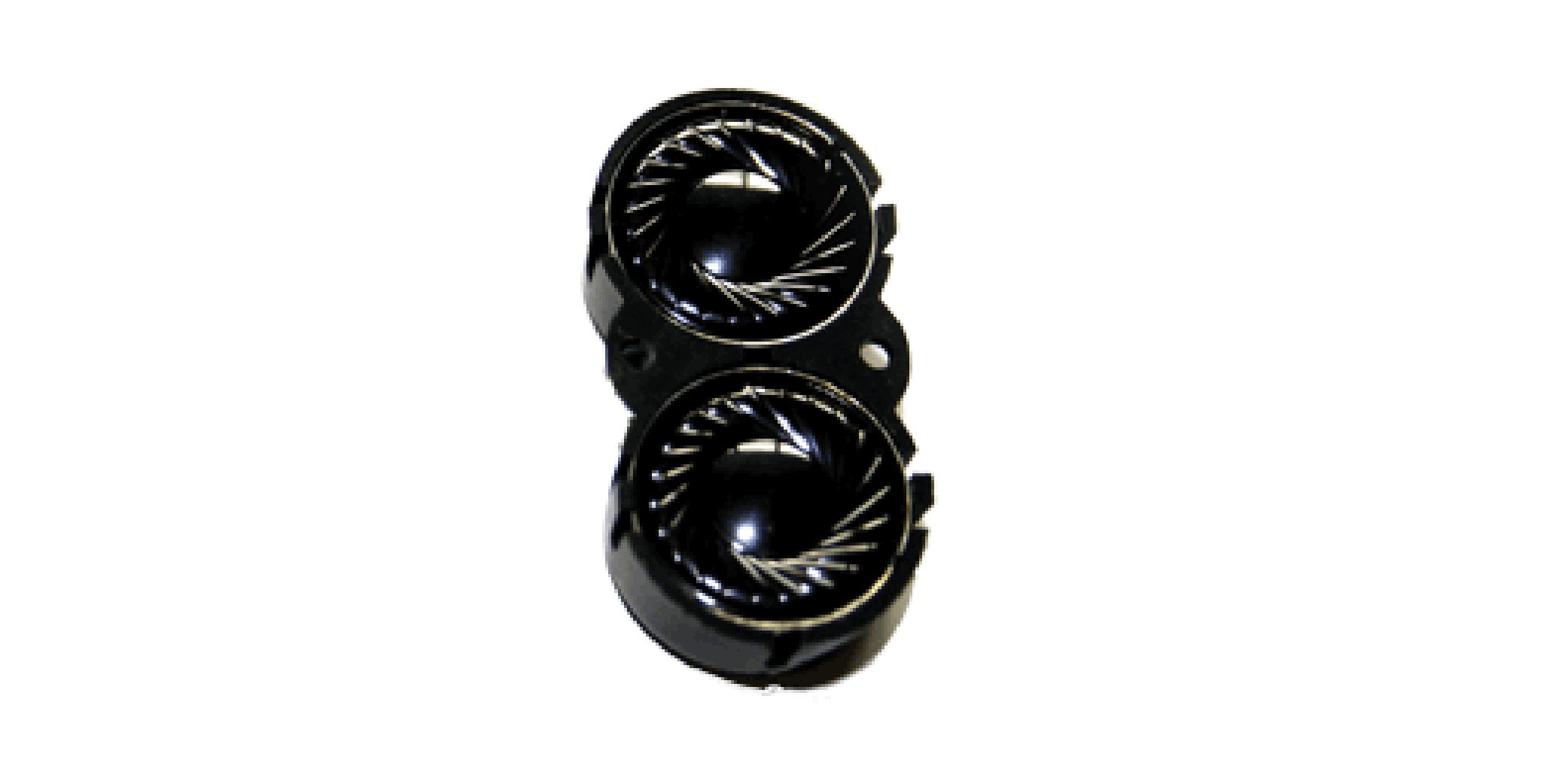 ESU 50447 - Zwei Lautsprecher 16mm, oval, 100 Ohm,